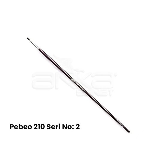 Pebeo 210 Seri Samur Düz Kesik Uçlu Fırça