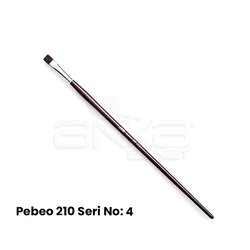 Pebeo 210 Seri Samur Düz Kesik Uçlu Fırça - Thumbnail