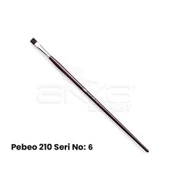 Pebeo 210 Seri Samur Düz Kesik Uçlu Fırça - Thumbnail
