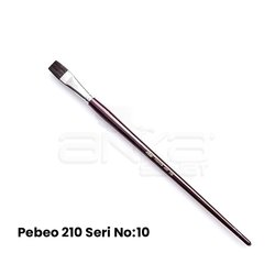 Pebeo 210 Seri Samur Düz Kesik Uçlu Fırça - Thumbnail