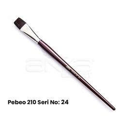 Pebeo 210 Seri Samur Düz Kesik Uçlu Fırça - Thumbnail