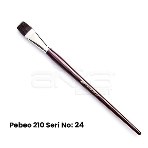 Pebeo 210 Seri Samur Düz Kesik Uçlu Fırça