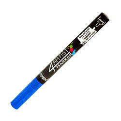 Pebeo - Pebeo 4Artist Oil Marker 2mm Yuvarlak Uç Dark Blue