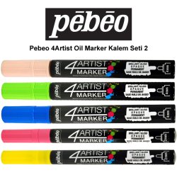 Pebeo - Pebeo 4Artist Oil Marker Kalem Seti 2 5li