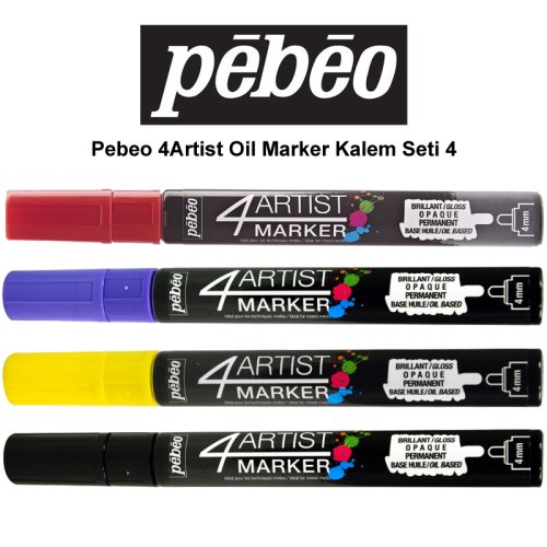 Pebeo 4Artist Oil Marker Kalem Seti 4 4lü