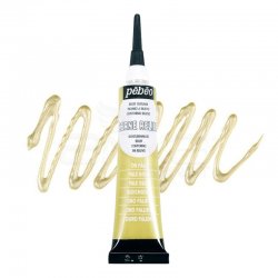 Pebeo Cerne Relief Cam Kontürü 20ml Pale Gold