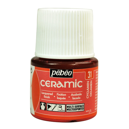 Pebeo Seramik Boyası 31 Cyclamen 45ml - 31 Cyclamen