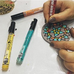 Pebeo Deco Marker Akrilik Yuvarlak Kalem Seti 1 4lü - Thumbnail