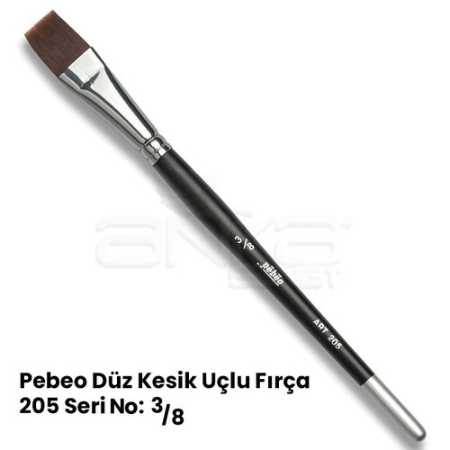 Pebeo 205 Seri Düz Kesik Uçlu Fırça