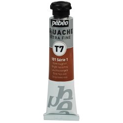 Pebeo - Pebeo Extrafine T7 Guaj Boya 20ml Seri:1 101 Bright Red Ochre