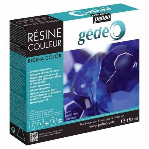 Pebeo Gedeo Colour Resin Renkli Reçine Lapis Blue 150ml