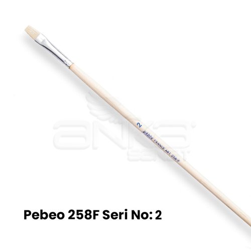 Pebeo 258F Seri Düz Kesik Uçlu Fırca