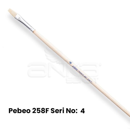 Pebeo 258F Seri Düz Kesik Uçlu Fırca