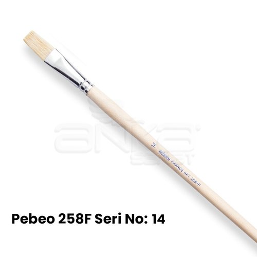 Pebeo 258F Seri Düz Kesik Uçlu Fırca