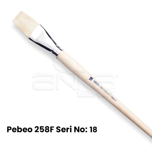 Pebeo 258F Seri Düz Kesik Uçlu Fırca
