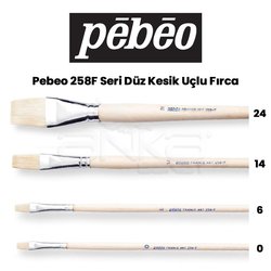 Pebeo 258F Seri Düz Kesik Uçlu Fırca - Thumbnail
