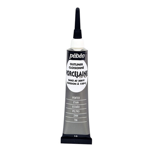 Pebeo Porcelaine 150 Fırınlanabilir Porselen Kontür 20ml 10 Pewte