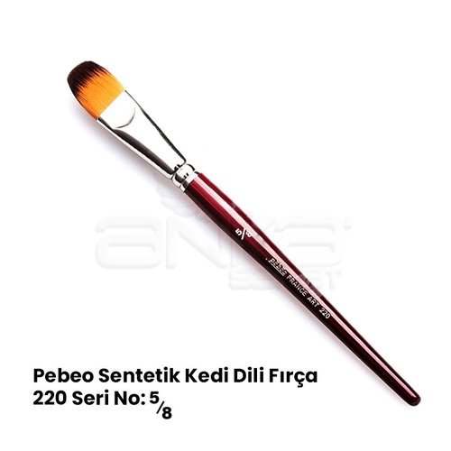 Pebeo 220 Seri Sentetik Kedi Dili Fırça
