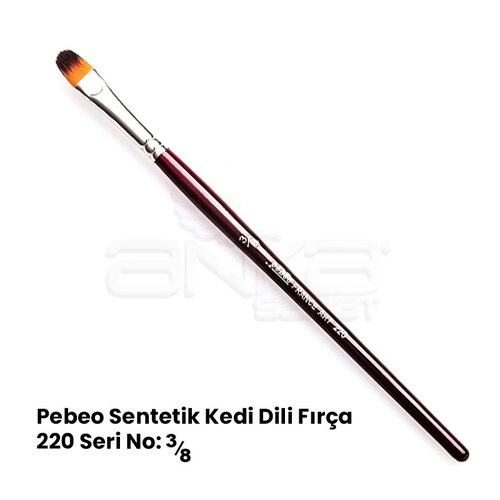 Pebeo 220 Seri Sentetik Kedi Dili Fırça