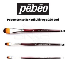 Pebeo 220 Seri Sentetik Kedi Dili Fırça - Thumbnail