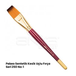 Pebeo - Pebeo 250 Seri Sentetik Düz Kesik Uçlu Fırça (1)