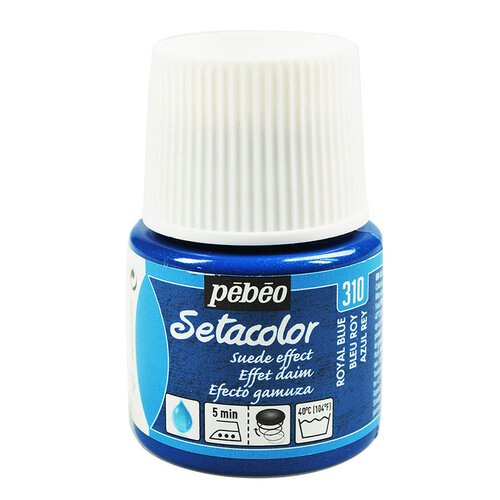 Pebeo Setacolor Suede Effect Kumaş Boyası Royal Blue 310 - 310 Royal Blue