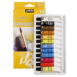 Pebeo Studio Aquarelle Watercolours 12 Renk Tüp (1)