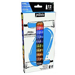 Pebeo Studio Aquarelle Watercolours 12 Renk Tüp