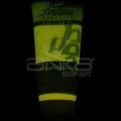Pebeo - Pebeo Studio Floresan Karanlıkta Parlayan Boya 100ml Yellow