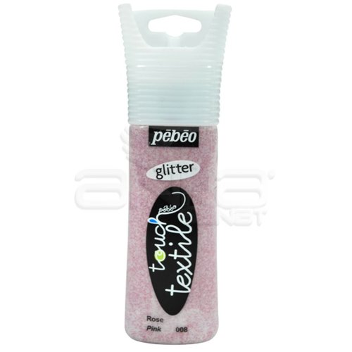 Pebeo Touch Textile 3D Çok Amaçlı Rölyef Boya 30ml 008 Glitter Pink - 008 Glitter Pink
