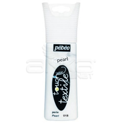Pebeo Touch Textile 3D Çok Amaçlı Rölyef Boya 30ml 018 Pearl Ice