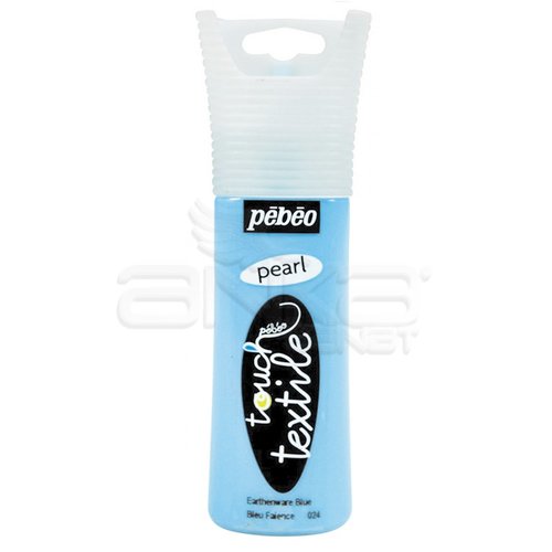 Pebeo Touch Textile 3D Çok Amaçlı Rölyef Boya 30ml 024 Pearl Earthenware Blue - 024 Pearl Earthenware Blue