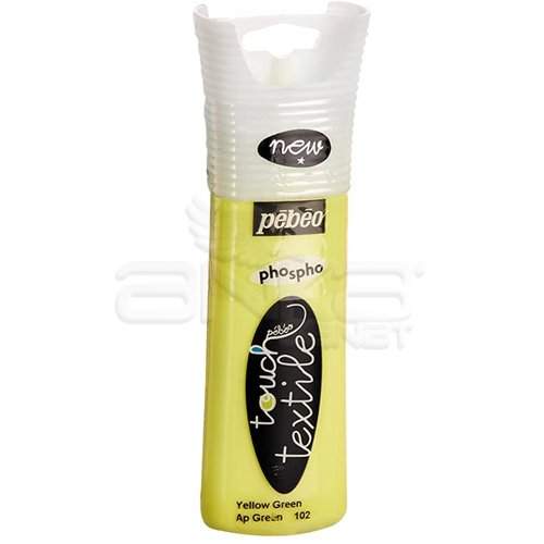 Pebeo Touch Textile 3D Çok Amaçlı Rölyef Boya 30ml 102 Phospho Yellow Green - 102 Phospho Yellow Green