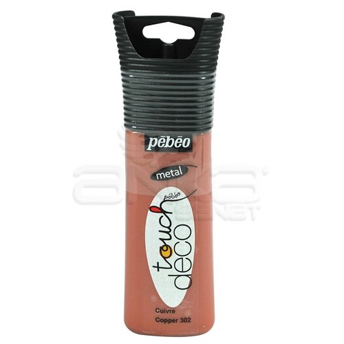 Pebeo Touch Deco 3D Çok Amaçlı Rölyef Boya 30ml 302 Metal Copper -