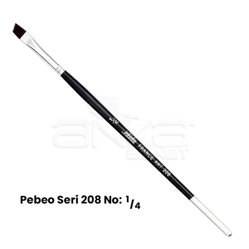 Pebeo 208 Seri Yan Kesik Uçlu Fırça