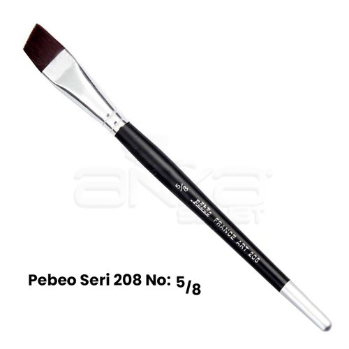 Pebeo 208 Seri Yan Kesik Uçlu Fırça