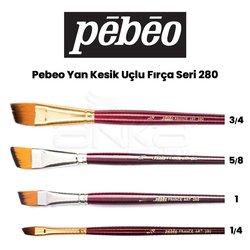 Pebeo - Pebeo 280 Seri Yan Kesik Uçlu Fırça