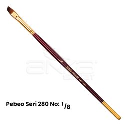 Pebeo - Pebeo 280 Seri Yan Kesik Uçlu Fırça (1)