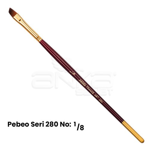 Pebeo 280 Seri Yan Kesik Uçlu Fırça