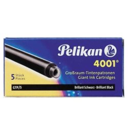Pelikan - Pelikan 4001 Dolma Kalem Kartuşu Siyah
