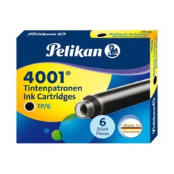 Pelikan - Pelikan 4001 Dolma Kalem Kartuşu Siyah