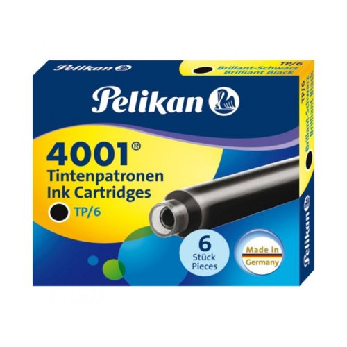 Pelikan 4001 Dolma Kalem Kartuşu Siyah