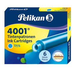 Pelikan - Pelikan 4001 Dolma Kalem Kartuşu Turkuaz