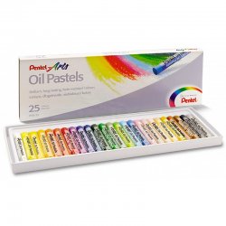 Pentel - Pentel Yağlı Oil Pastel 25 Renk