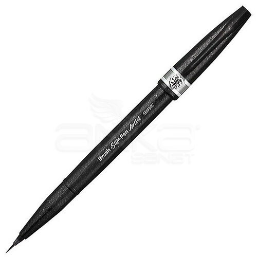 Pentel Brush Sign Pen Ultra Fine Grey
