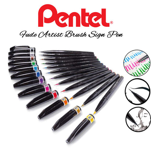 Pentel Brush Sign Pen Ultra Fine Sesf-30c-PX