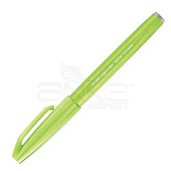 Pentel - Pentel Brush Sign Pen Fırça Uçlu Kalem Light Green