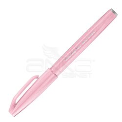 Pentel - Pentel Brush Sign Pen Fırça Uçlu Kalem Pale Pink