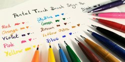 Pentel Fude Touch Brush Sign Pen - Thumbnail