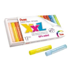 Pentel - Pentel Oil Yağlı Pastel Boya XXL 12li GHT-12PL (1)